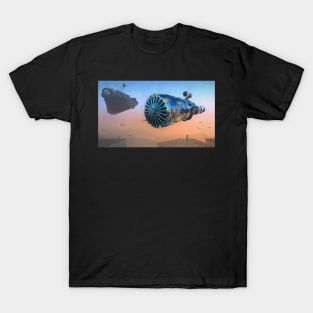 Arrival at a Distant Spaceport T-Shirt